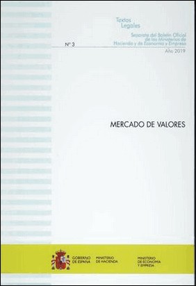 MERCADO DE VALORES 2019. de Vv Aa